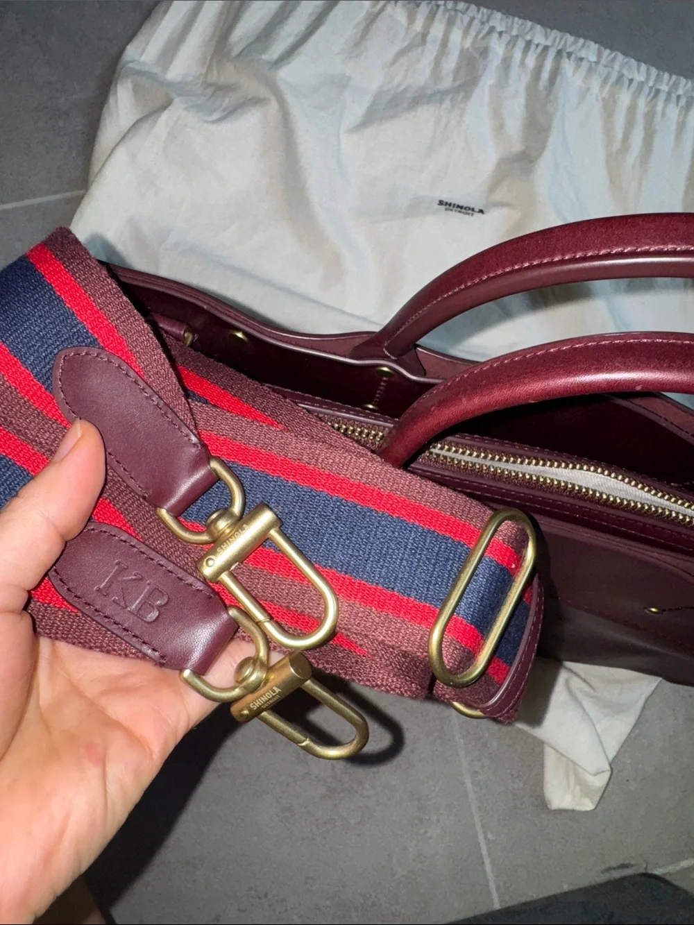 Shinola RARE Leather Day Satchel - with Gold Hardware LIKE NEW